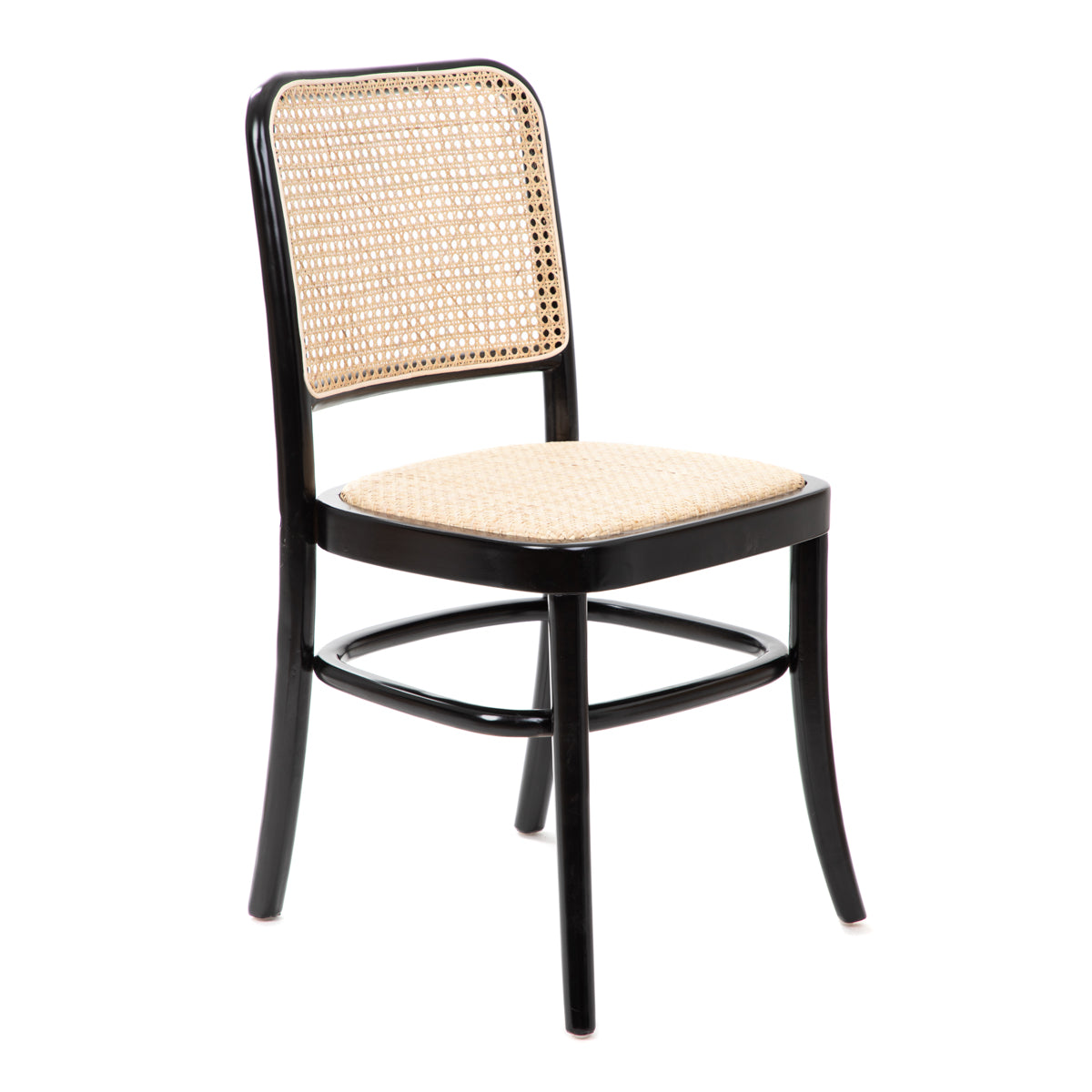 LEGNO Rattan Black Chair 57x45x90 cm
