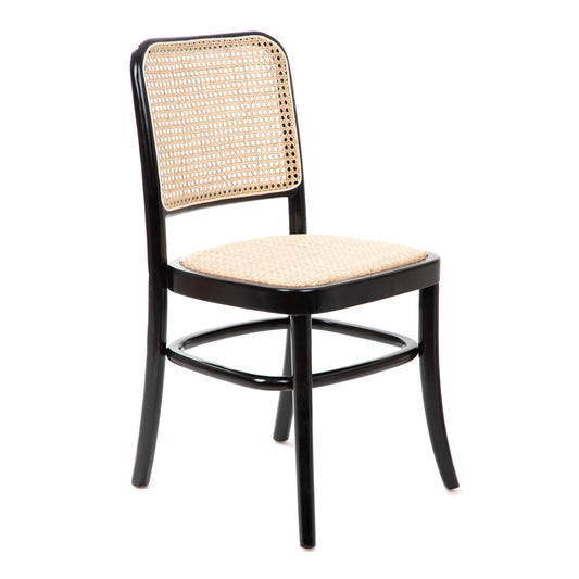 LEGNO Rattan Black Chair 57x45x90 cm