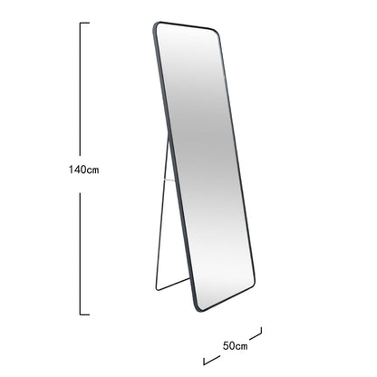 ELORA Standing Rectangular Black Mirror 50x140 cm
