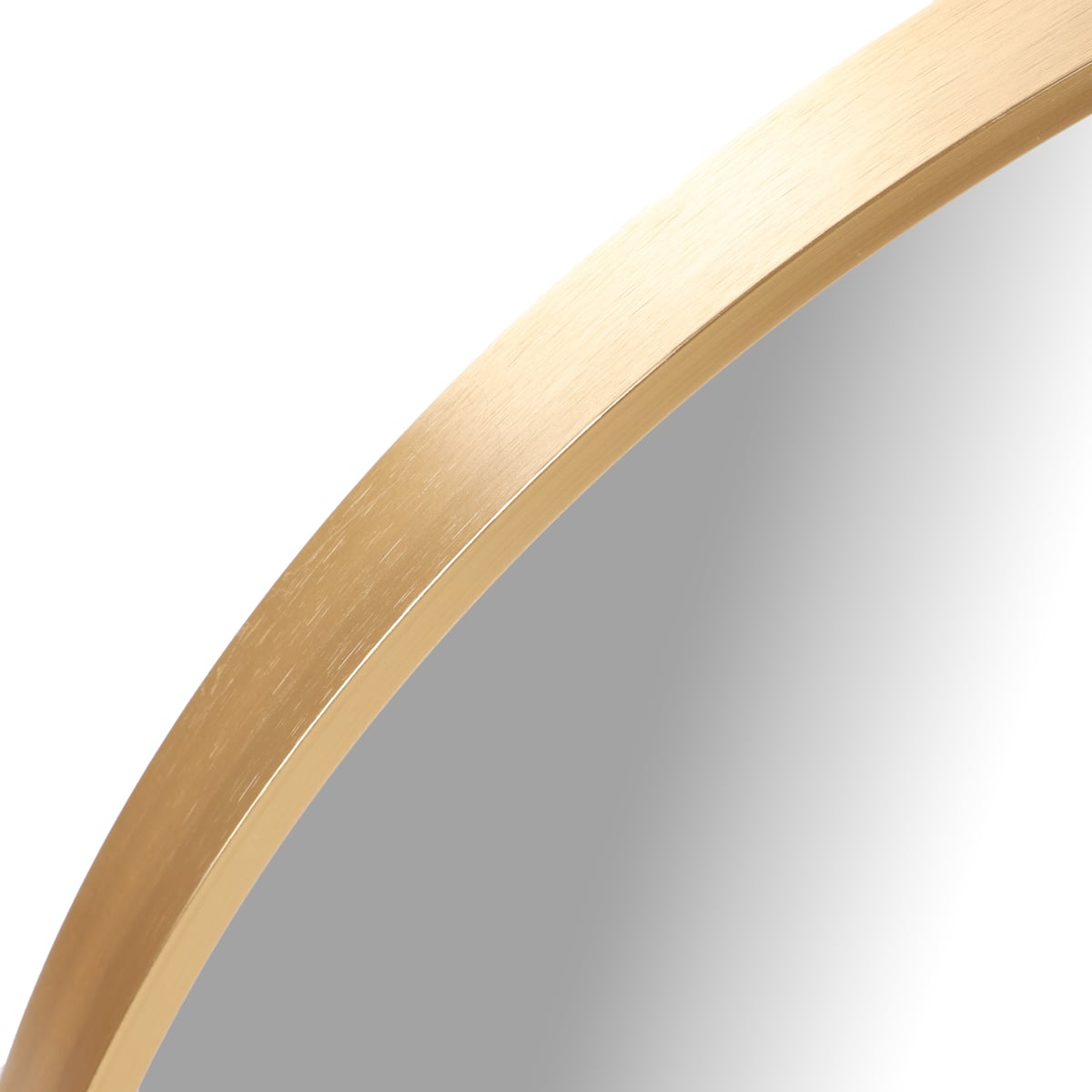 ELORA Hanging Oval Gold Mirror 50x90 cm