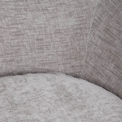 LUNAIRE armchair LUNAIRE Swivel Velour Grey Armchair 86x76x87 cm