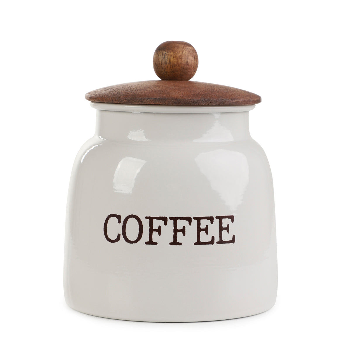 CONTI Coffee Container with Wooden Lid 15.5x14x19.5cm