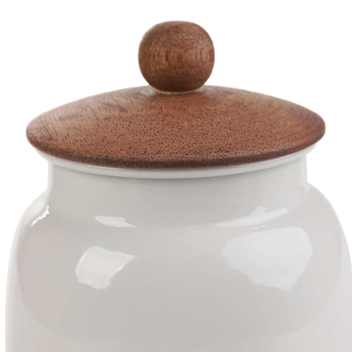 CONTI Sugar Container with Wooden Lid 19x14x19cm