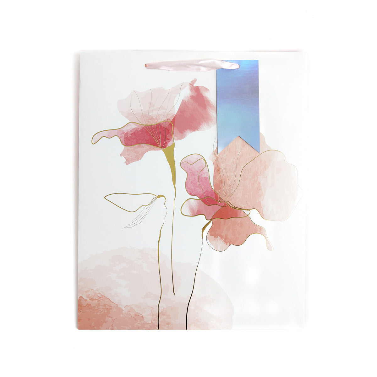 Cymka Poppies Gift Bag with Card - 33x27x1 cm