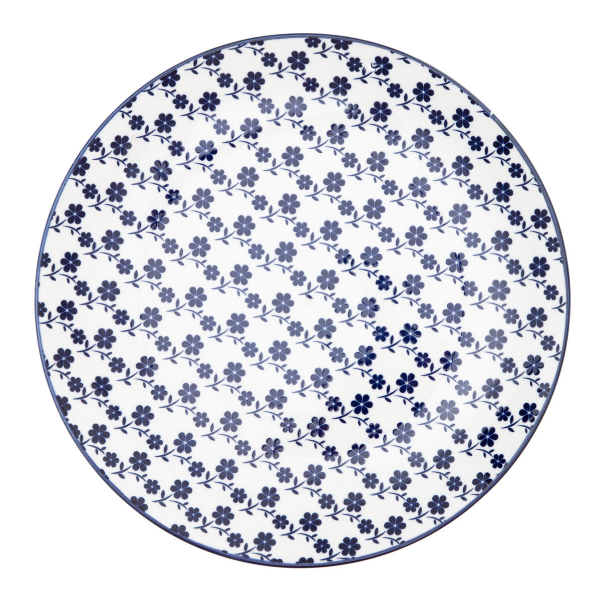 NAVIA Blue Floral Dinner Plate 27 cm