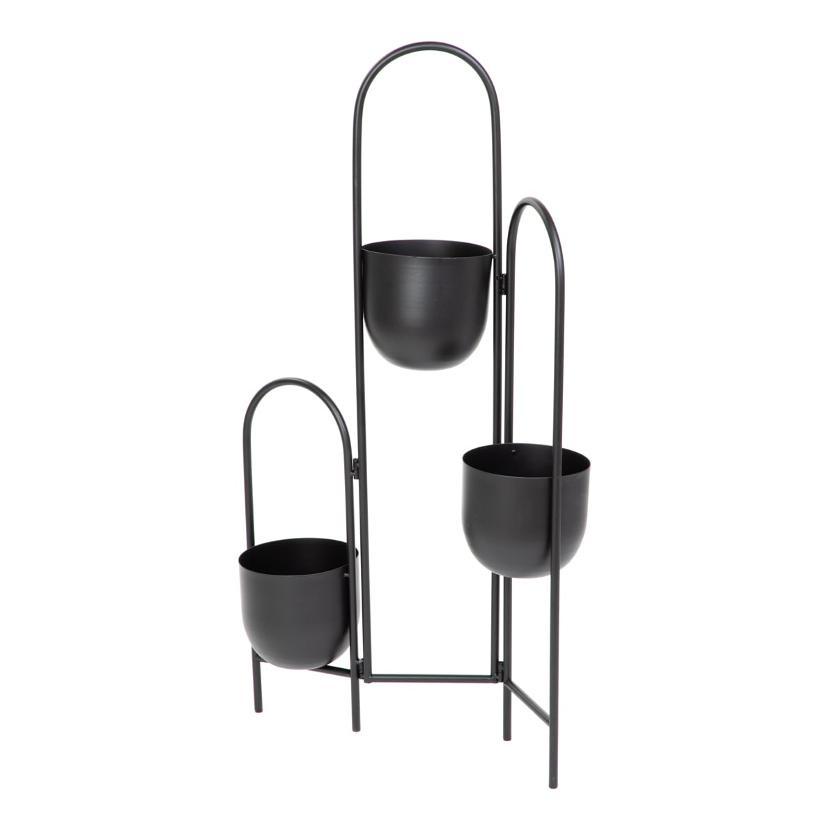Flower Trunk FLOERO Metal Black 49x14x80 cm