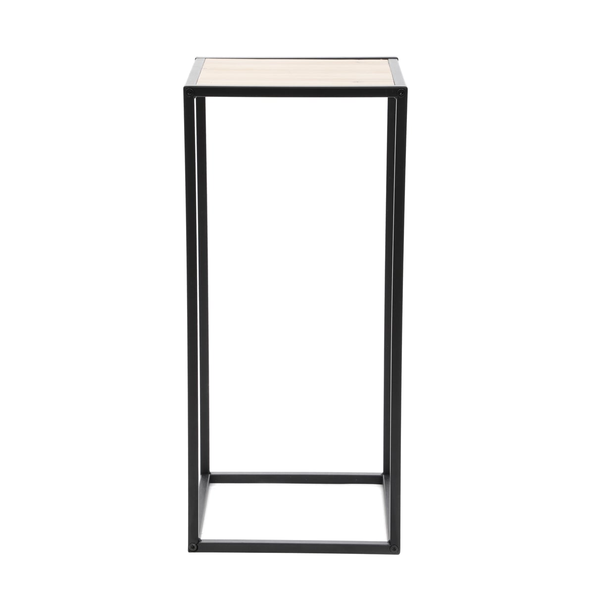 ROH Metal Black Flower Box 27x27x60 cm