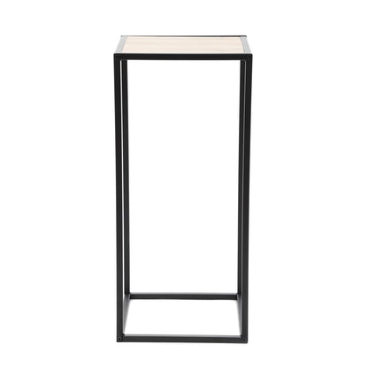 ROH Metal Black Flower Box 27x27x60 cm