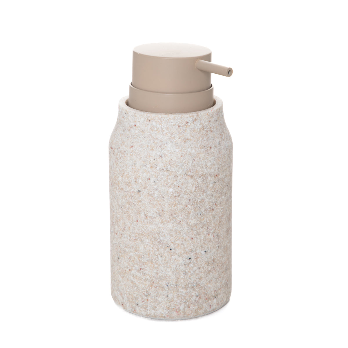 LORELEI Beige Soap Dispenser 8x8x17cm