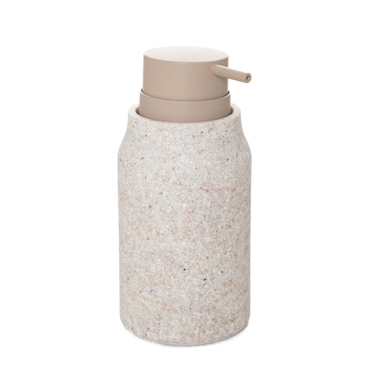 LORELEI Beige Soap Dispenser 8x8x17cm