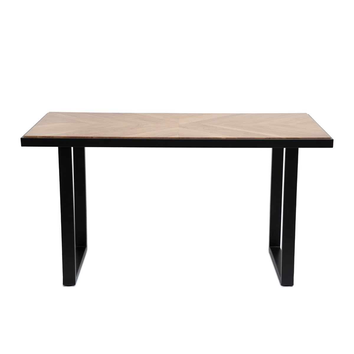 NATTMAL Solid Acacia Wood and Metal Table 140x70x76 cm