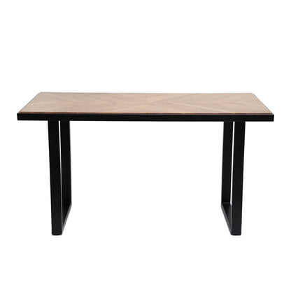 NATTMAL Solid Acacia Wood and Metal Table 140x70x76 cm