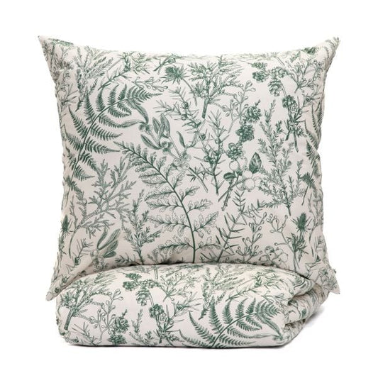 LILIANE ESSENTIALS Leaf Microfibre Bedding Set 220x200 + 2 Pillowcases