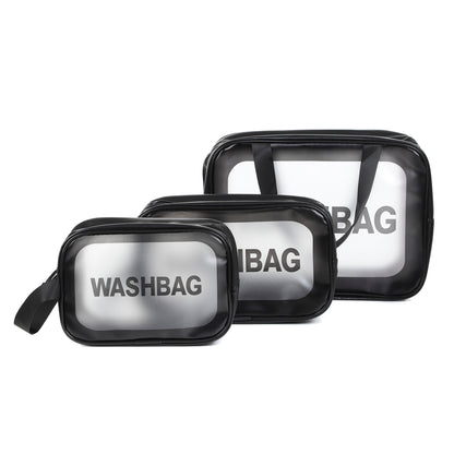 Emereth Black Vanity Case Set - 3pc Bathroom Accessories