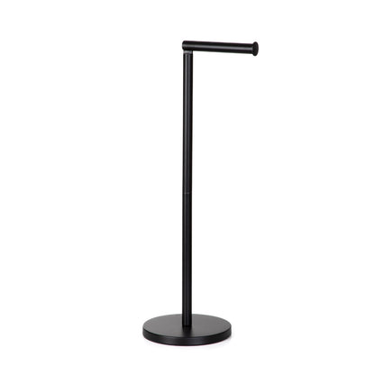 JOSIE Black Paper Holder 17x56 cm - Slim Bathroom Accessory