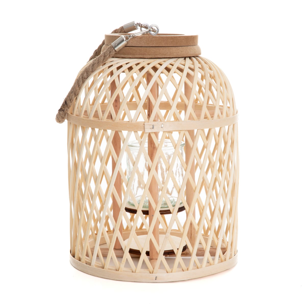 AVLI Garden Lantern with LED Candle 22x22x28.5 cm