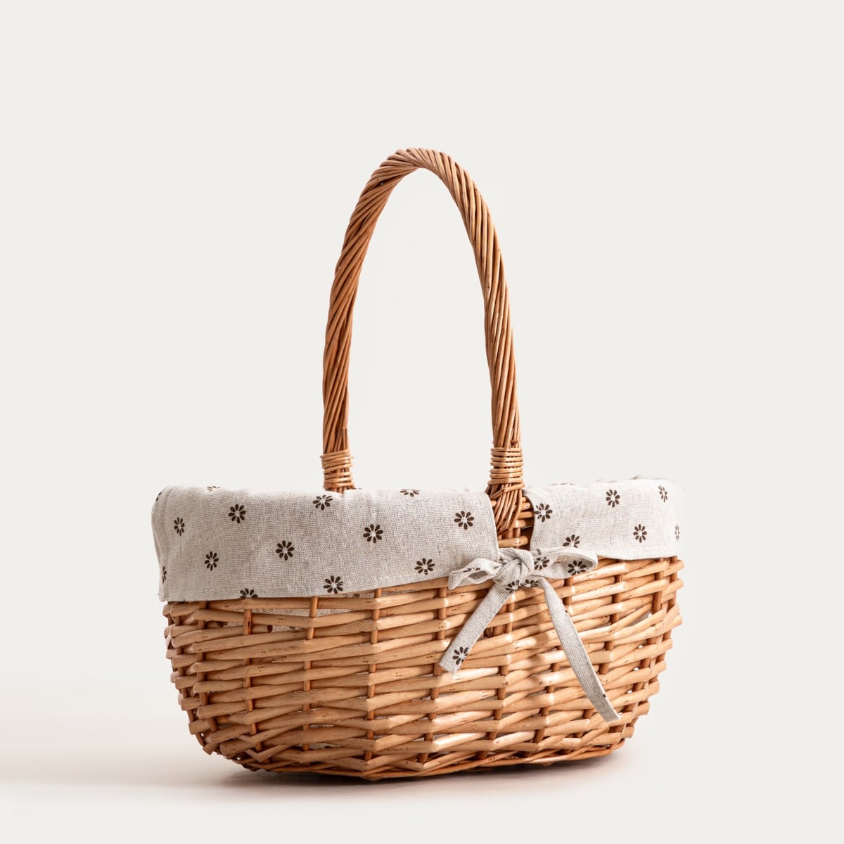 Koszyk NORSO Natural Wicker Kitchen Basket with Handle 38 cm