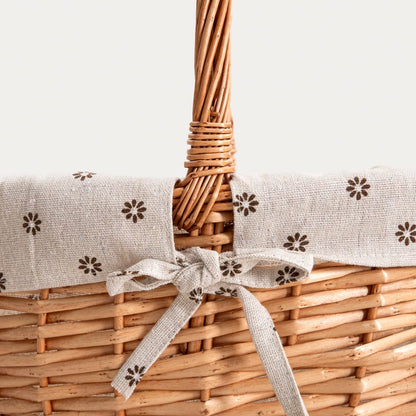 Koszyk NORSO Natural Wicker Kitchen Basket with Handle 38 cm
