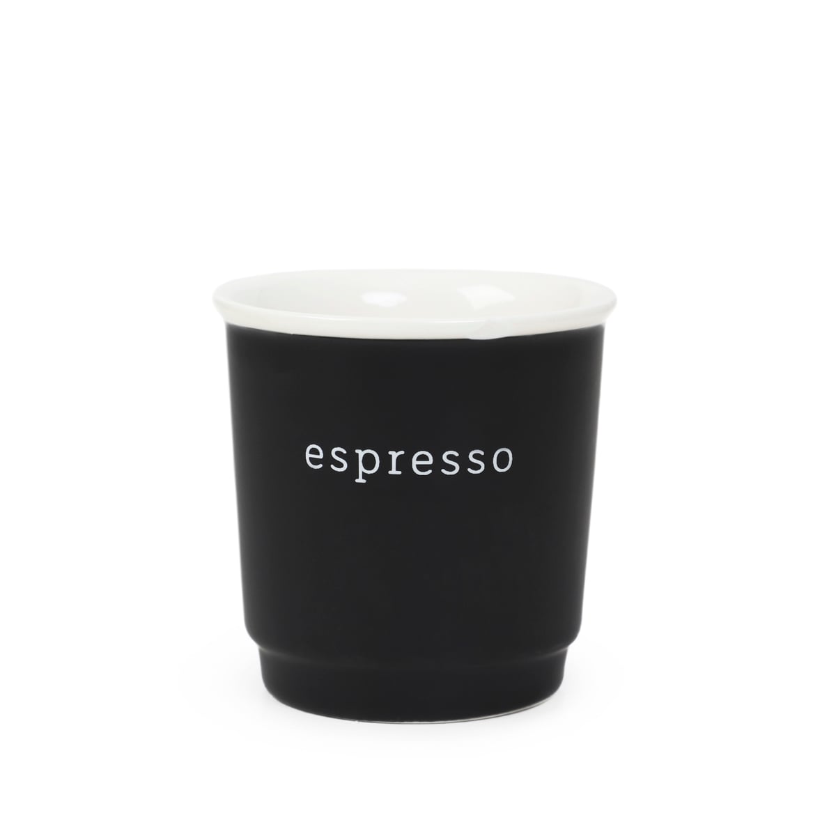 VAMOS Espresso Mug Black 0.1L