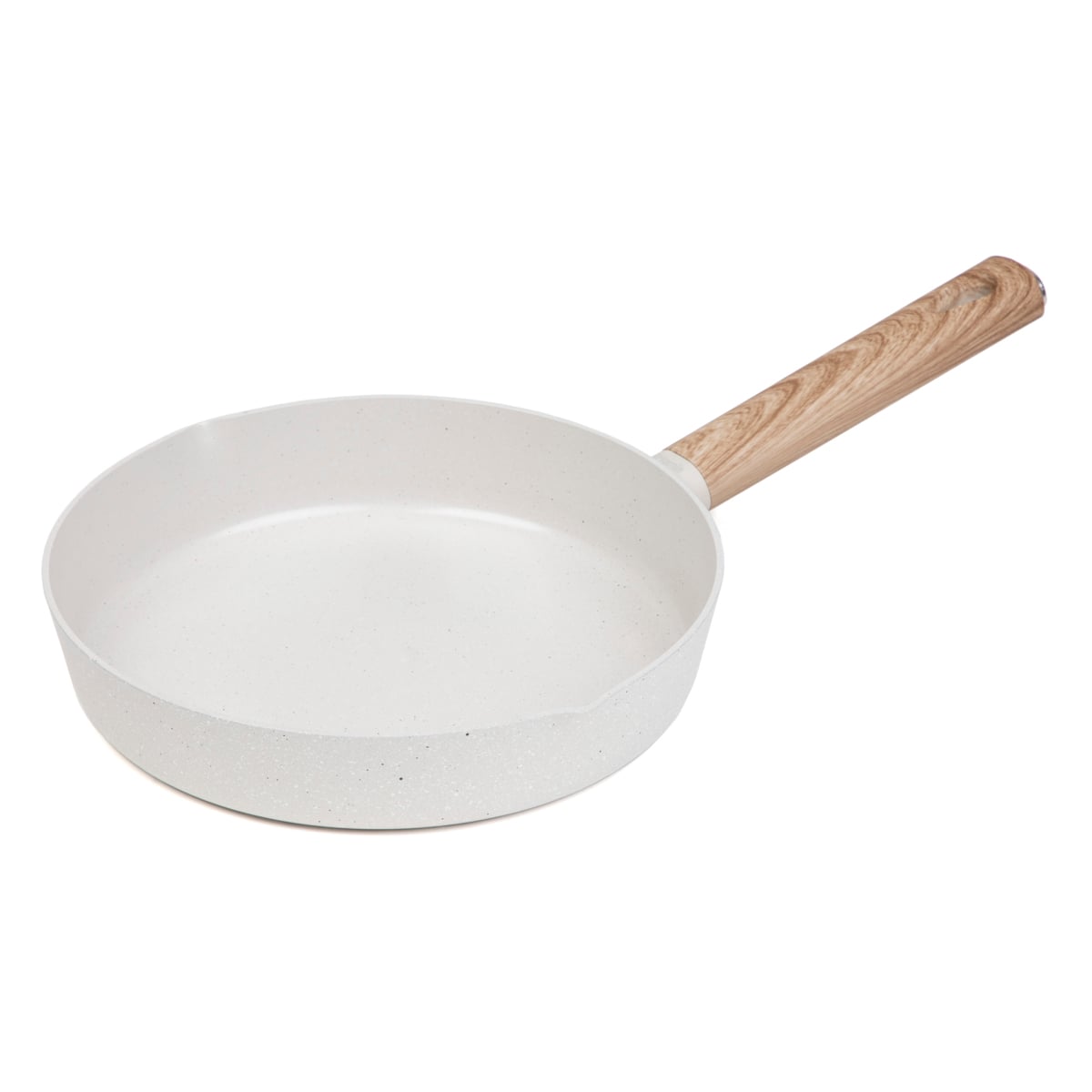 LOREBURN Ceramic-Coated Frying Pan 24cm Cream