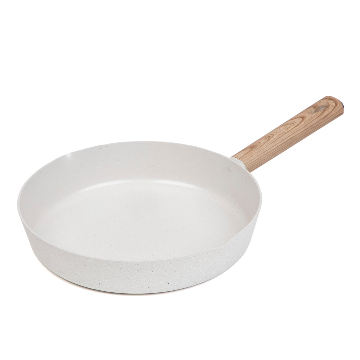 LOREBURN Ceramic-Coated Frying Pan Cream 28 cm
