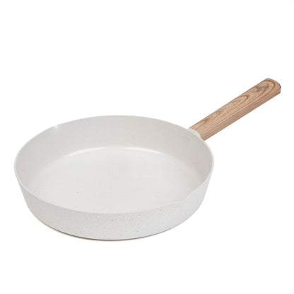 LOREBURN Ceramic-Coated Frying Pan Cream 28 cm