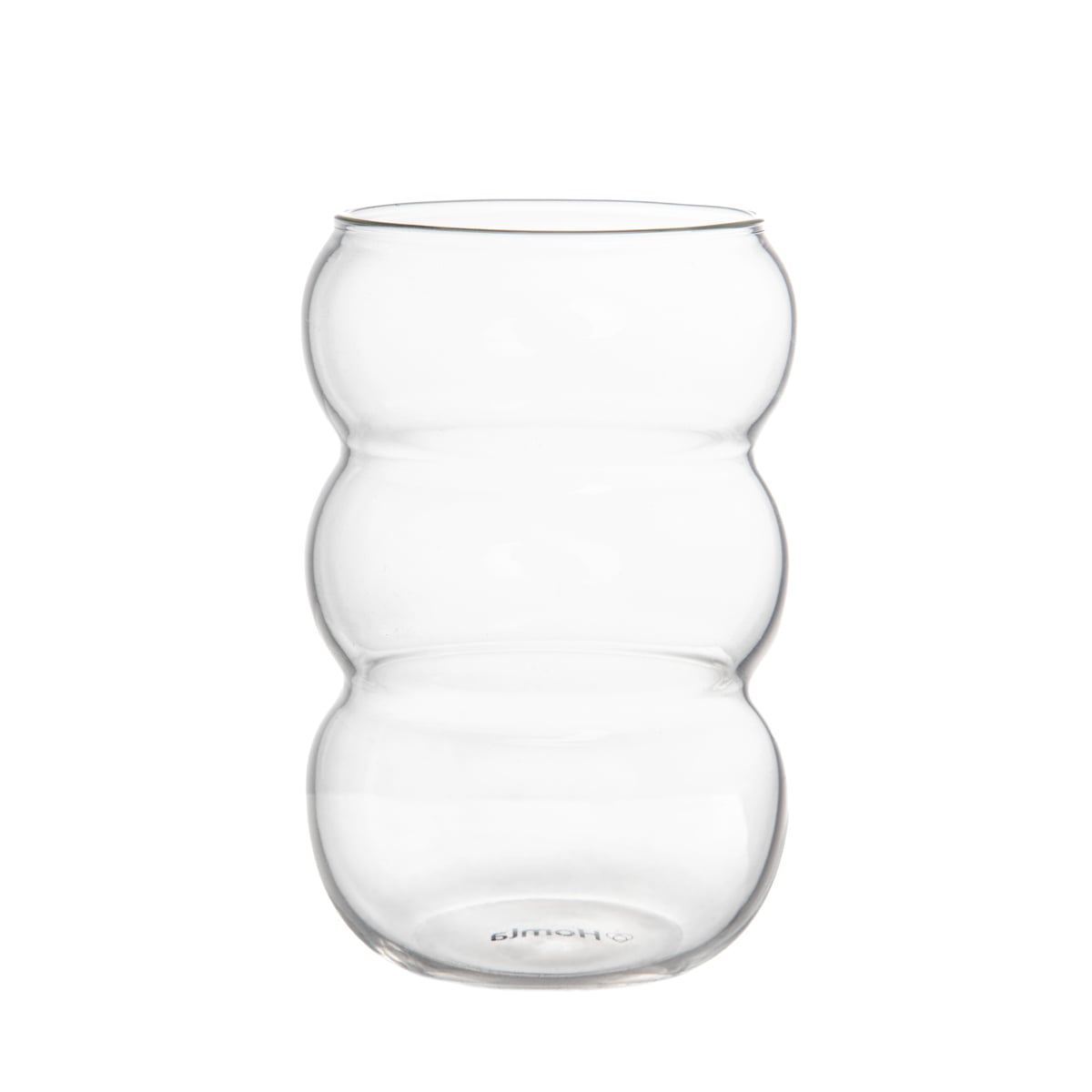 BUBBLY Tall Glass Mug 0.5L - Clear Durable Glassware