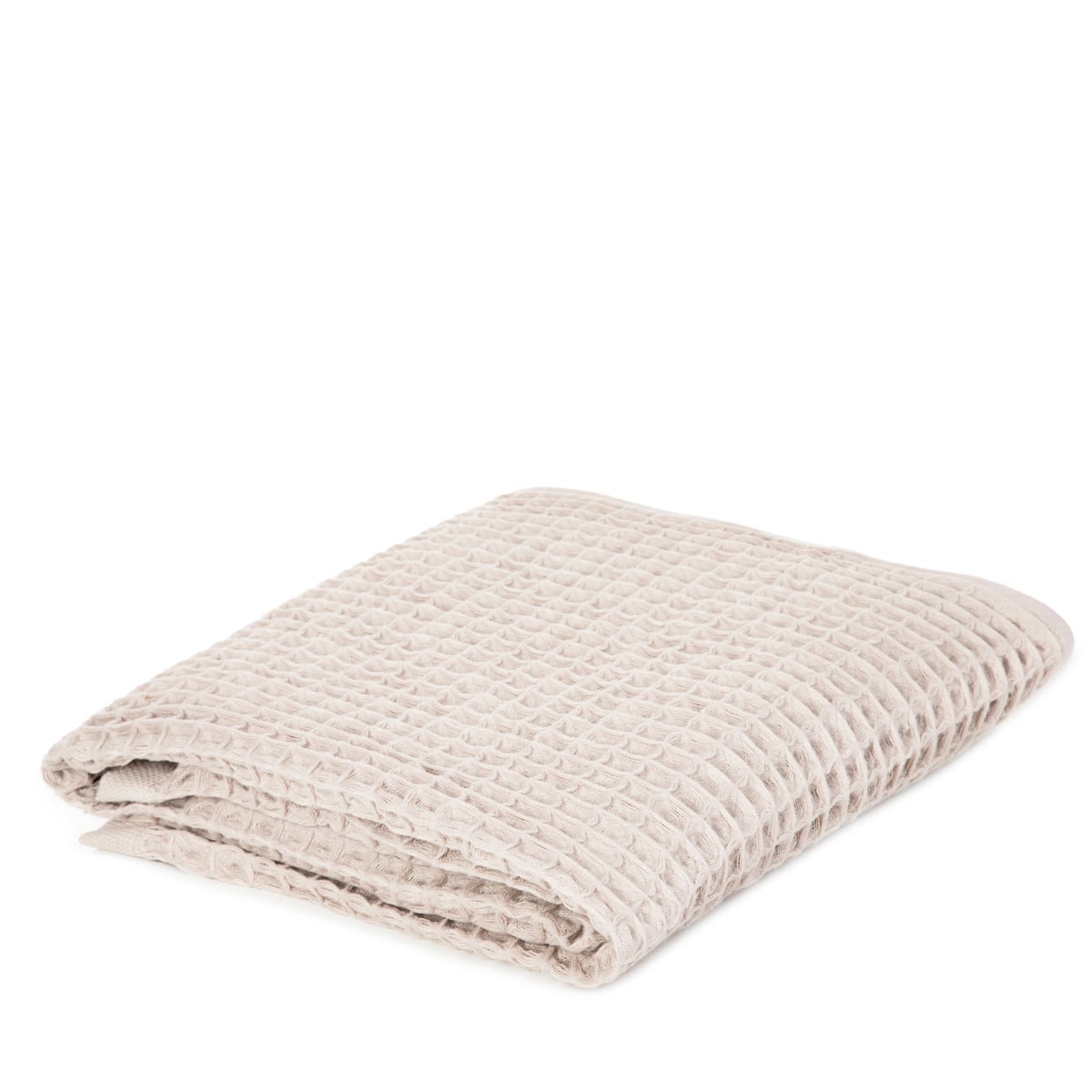 VAFFEL Beige Cotton Bath Towel 100x150 cm