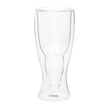 ALCOLE BEER Double-Walled Beer Glass Mug 0.5L