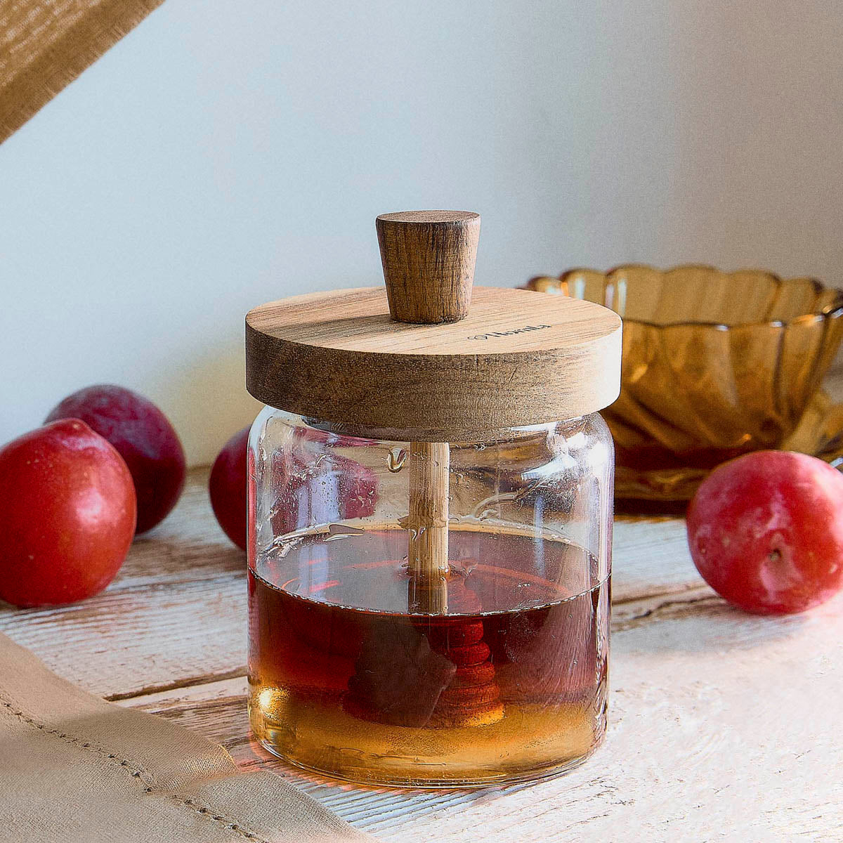 Carlos Honey Jar 0.47L Glass Container
