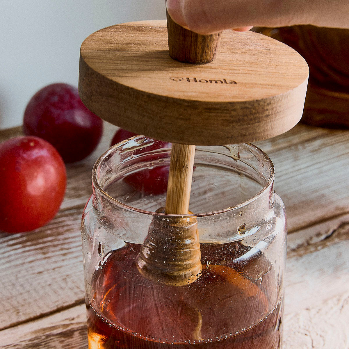 Carlos Honey Jar 0.47L Glass Container