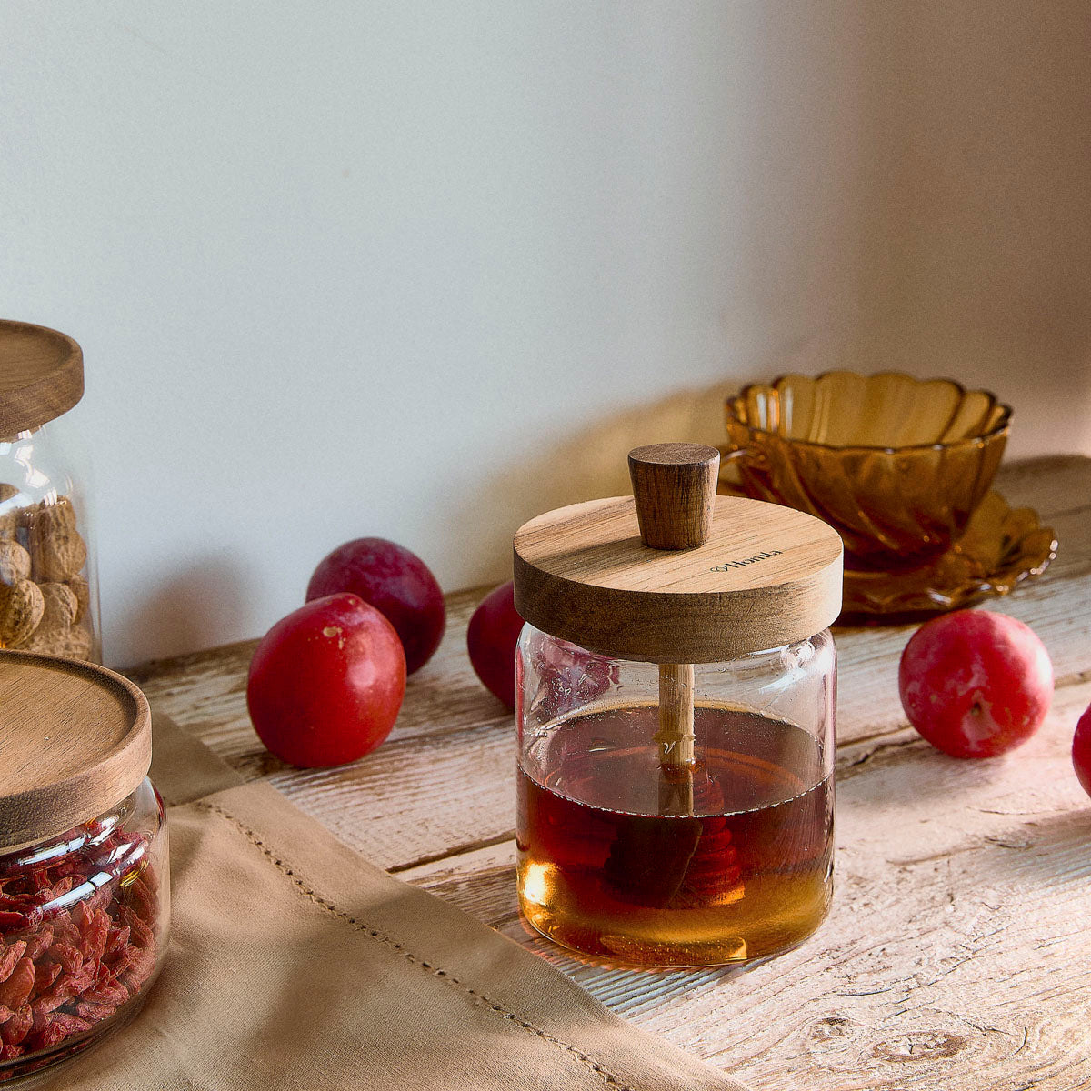 Carlos Honey Jar 0.47L Glass Container