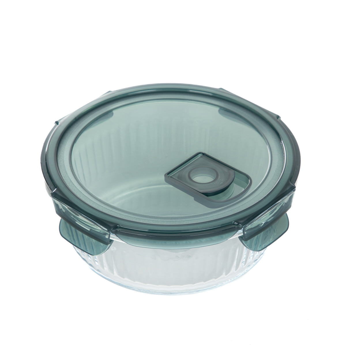 REMMIE Round Glass Container 0.95L with Airtight Seal