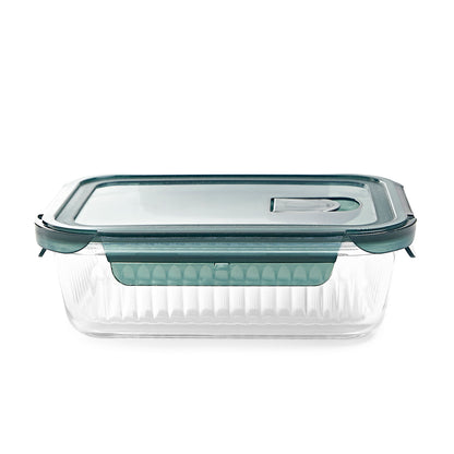 REMMIE container REMMIE Rectangular Glass Container L 1.04L Airtight Storage