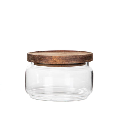 GABIN Glass Container with Acacia Lid 0.7L