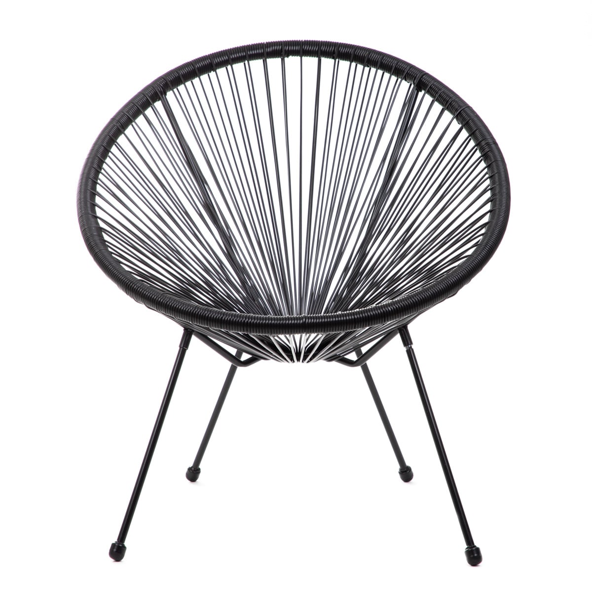 Armchair ACAPULCO FIESTA Black 70x73x80 cm