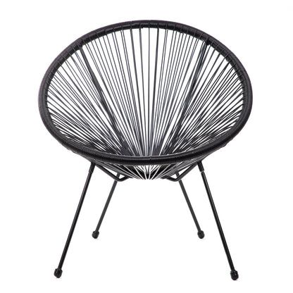 Armchair ACAPULCO FIESTA Black 70x73x80 cm