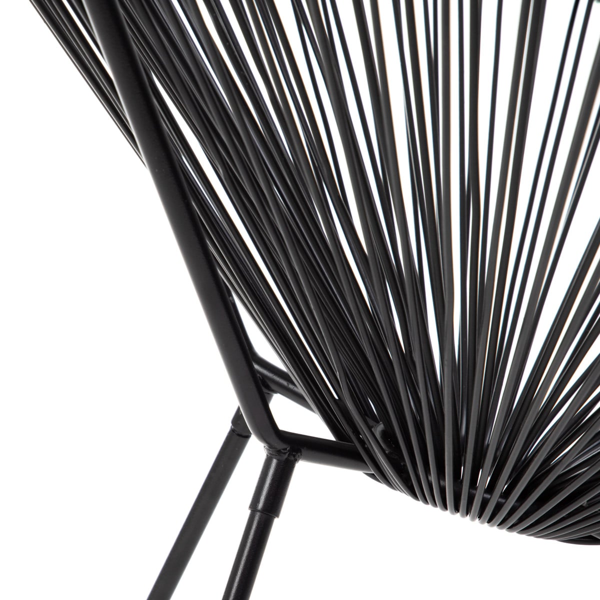 Armchair ACAPULCO FIESTA Black 70x73x80 cm
