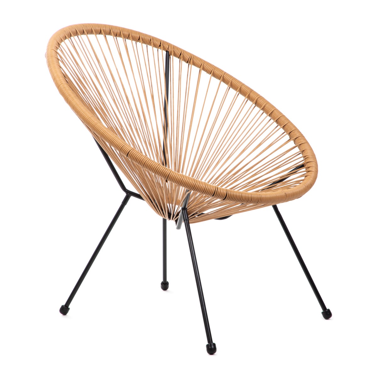 Armchair Acapulco Fiesta Natural Round Rope Technorattan