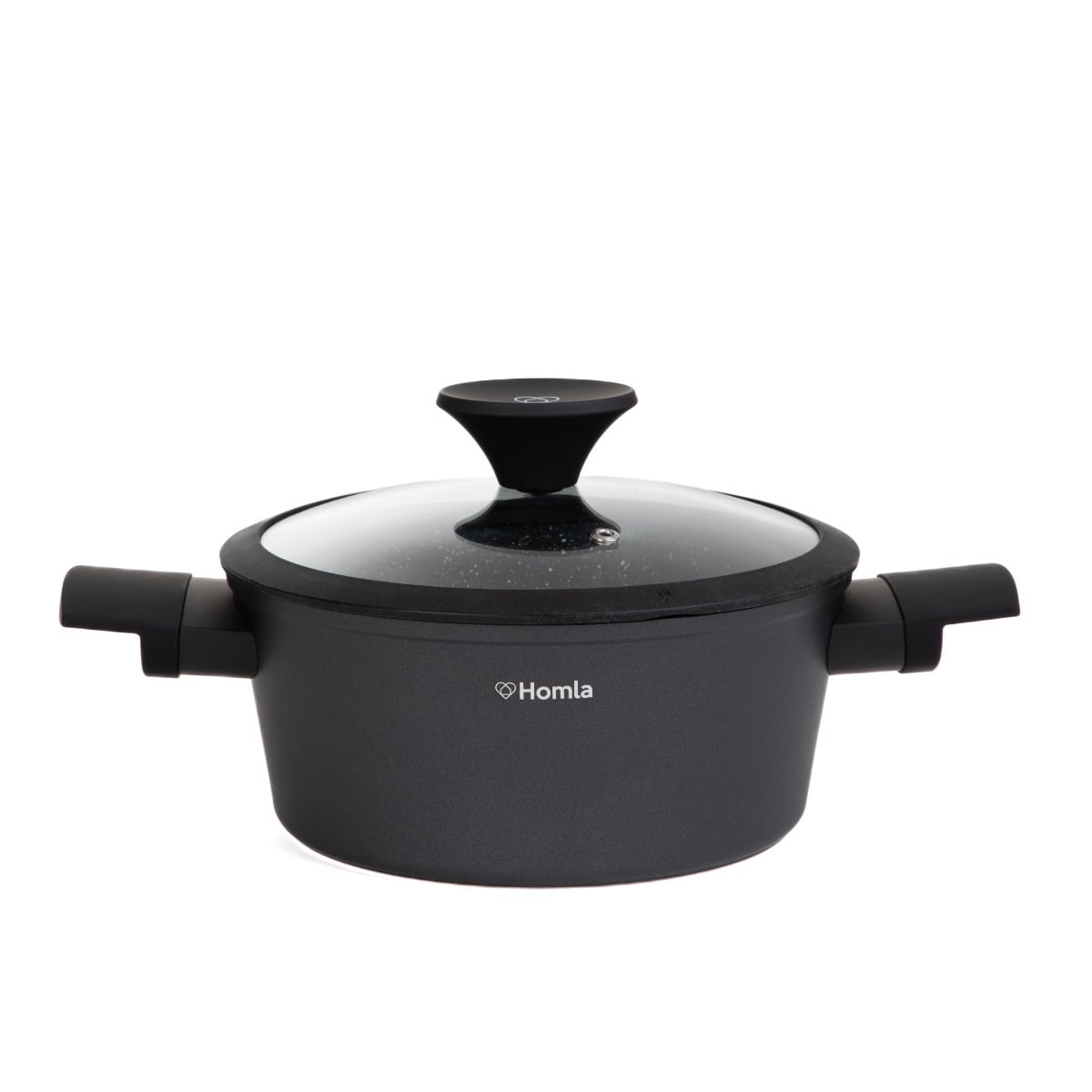 TRISTAN Marble Pot with Lid 2.4L - Non-Stick, Induction Ready