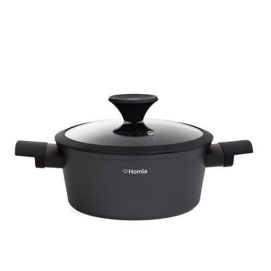 TRISTAN Marble Pot with Lid 2.4L - Non-Stick, Induction Ready
