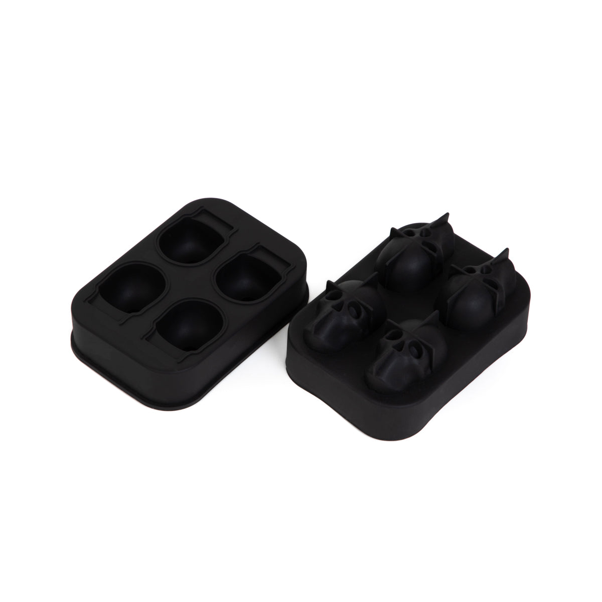 ALCOLE Skull Ice Mould for Unique Ice Cubes - Silicone Bar Accessory