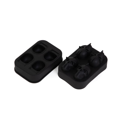 ALCOLE Skull Ice Mould for Unique Ice Cubes - Silicone Bar Accessory