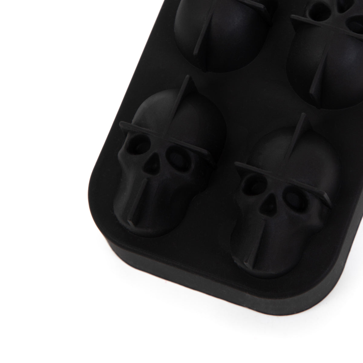 ALCOLE Skull Ice Mould for Unique Ice Cubes - Silicone Bar Accessory