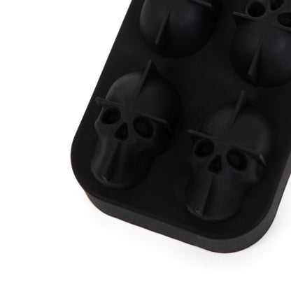 ALCOLE Skull Ice Mould for Unique Ice Cubes - Silicone Bar Accessory