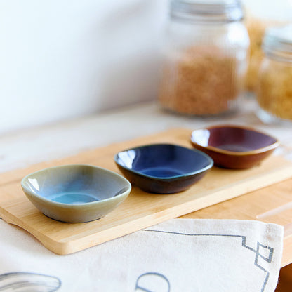 Rambla Ceramic Bowl Set with Rectangular Base 29x3.5 cm