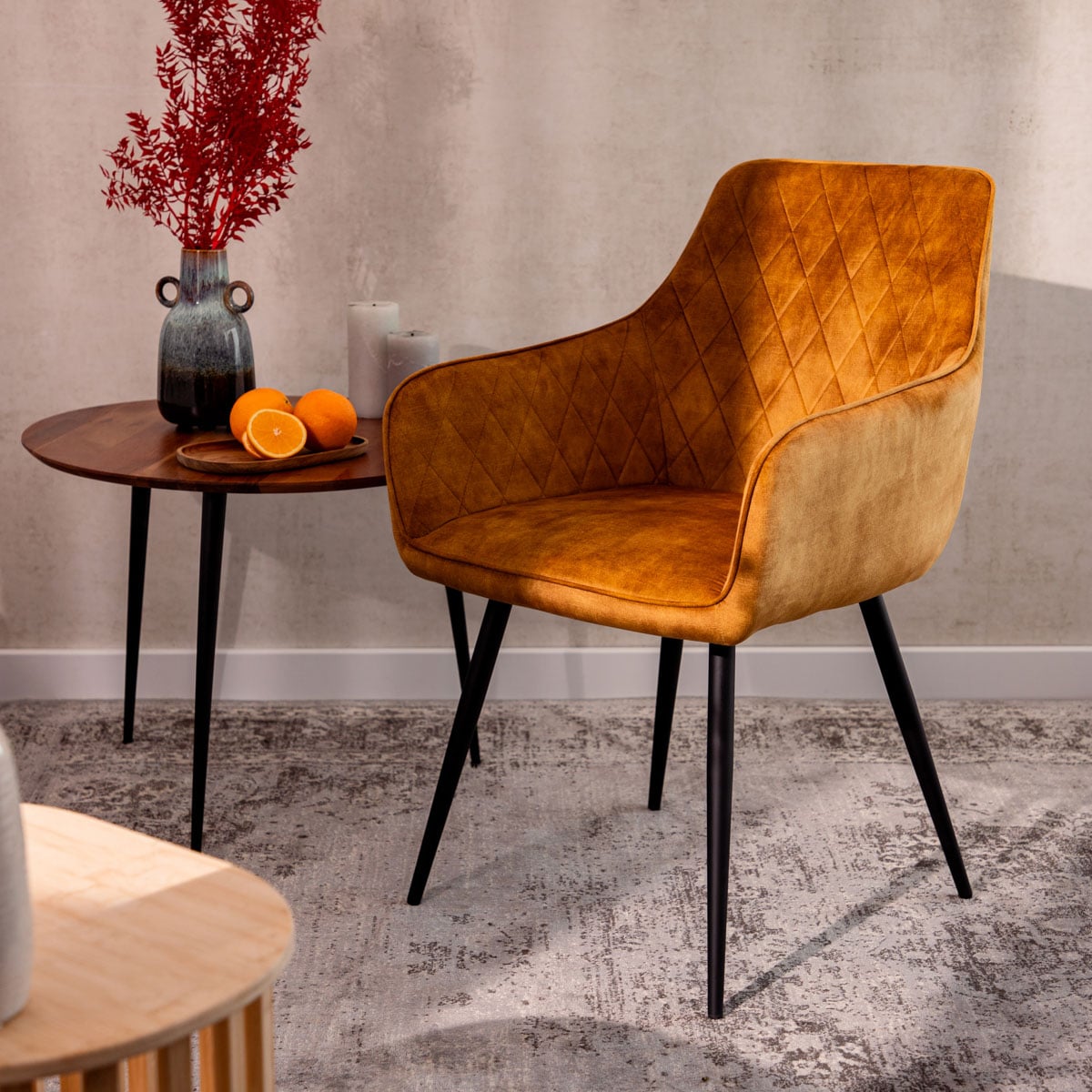 SATORI Mustard Chair - Ergonomic and Durable