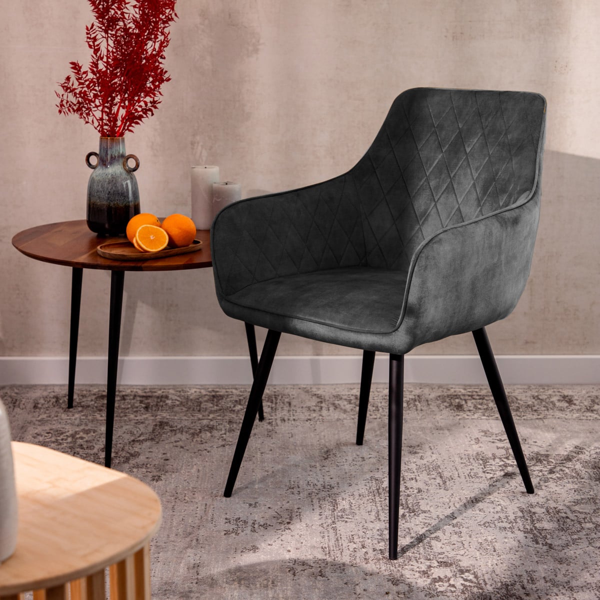 SATORI Graphite Chair - Ergonomic & Durable Seating