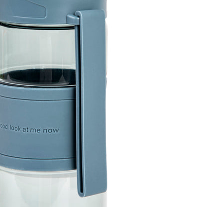 POPPIE Blue Bottle 0.6L - Ergonomic and Compact