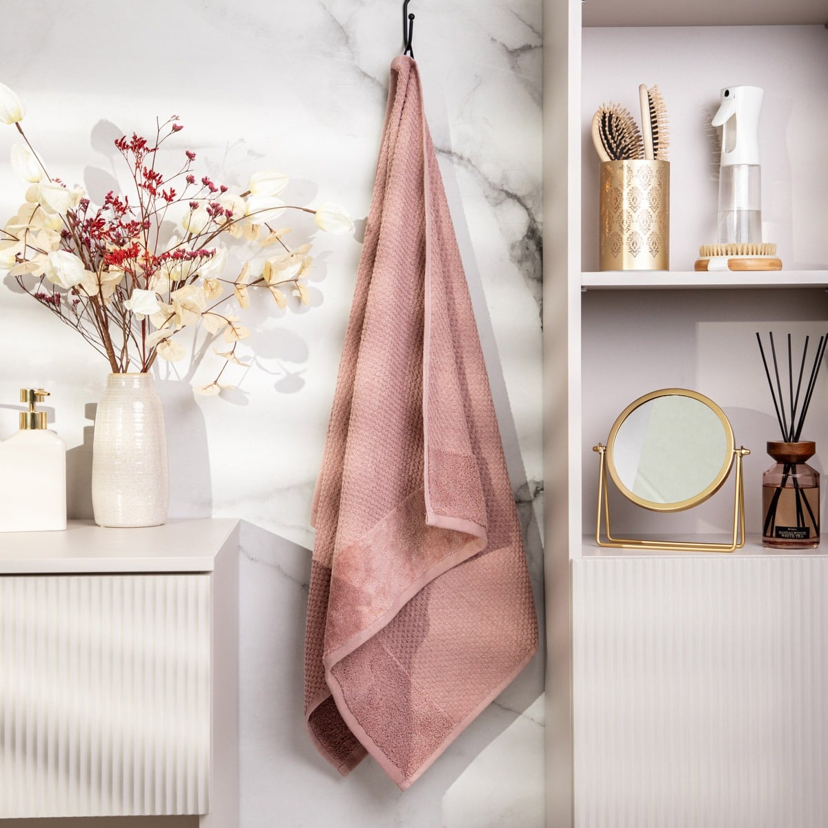 NASIA Cotton Pink Towel 70x130 cm